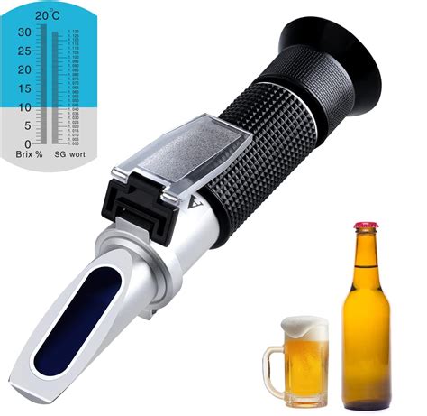 how to use a refractometer for beer brewing|brewing refractometer hydrometer.